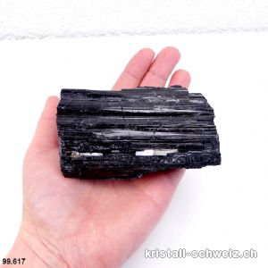 Turmalin schwarz kristallisiert - Schörl. Unikat 443 Gramm