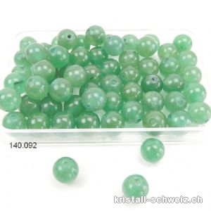 Aventurin grün, Kugel gelocht 6-6,5 mm