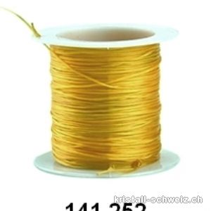 Elastfaden Opalon Gelb ocker. 1 Spule ca. 10 Meter