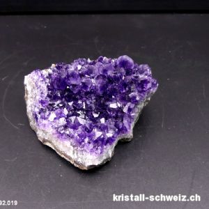Amethyst aus Uruguay, Druse 7 cm. Einzelstück 182 Gramm