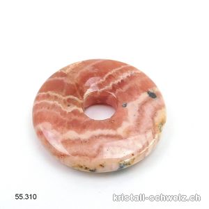 Rhodochrosit dunkel aus Peru, Donut 2,5 cm