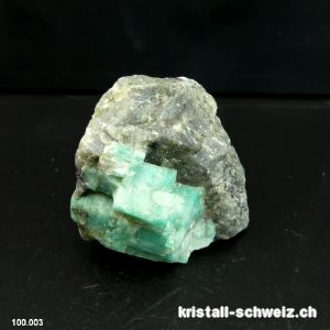 Smaragd auf matrix roh von Brasilien. Unikat 74 Gramm