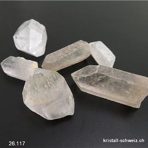 100 Gramm Bergkristall Spitzen, B-Qual. SONDERANGEBOT