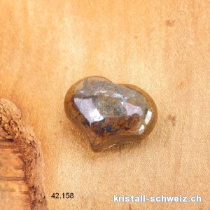 Herz Bronzit 2,5 x 2 cm