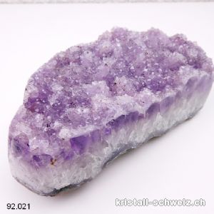 Amethyst Ringsum poliert aus Brasilien, Druse 15,5 cm. Einzelstück 1,029 Kg