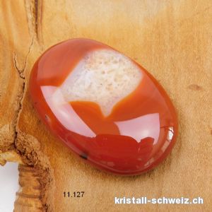 Karneol Seifenstein 6 x 4 x 1,5 cm. Unikat