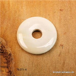 Mookait beige-sand, Donut 3 cm. Unikat