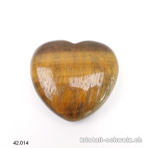 Herz Tigerauge 4,2 x 4 x 1,5 cm