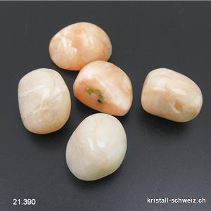 Stilbit irisierende beige-rosa 2 - 2,5 cm / 7 bis 8 Gramm. Größe M