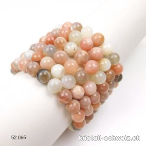 Armband Mondstein 8 - 8,5 mm, elastisch 18 - 18,5 cm. Sonderangebot