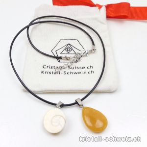 Set GLÜCKLICHKEIT St. Lucia-Auge und Aventurin Orange. Sonderangebot