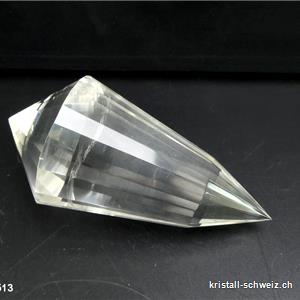 Vogel Doppelender Bergkristall 24 Facetten. Einzelstück 150 Gramm