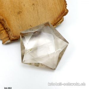 Pentagramm Rauchquarz 4,7 cm x dick. 1,5 cm. Unikat