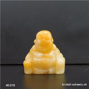 Buddha Chalcedon gelb 3,5 cm