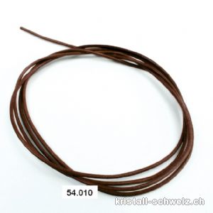 Lederband dunkel Braun, 1,5 mm / 1 Meter