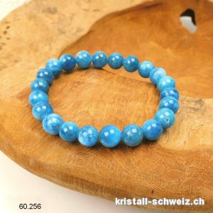 Armband Apatit blau 8 - 8,5 mm / 18,5 cm. Grösse M