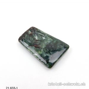 Seraphinit aus Siberien Kantenstein 3 x 2 x D. 0,6 cm. Einzelstück