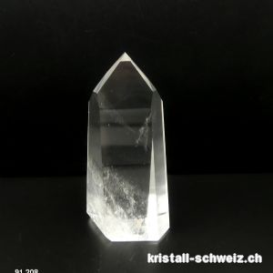 Bergkristall  A polierte Spitze 10,8 cm. Unikat 233 Gramm