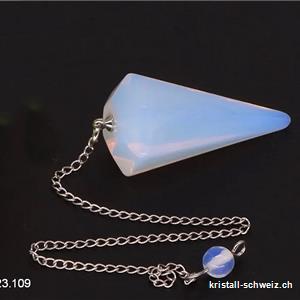 Pendel Opalith - Opalin facettiert 3,5 cm