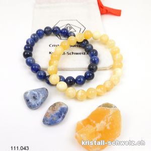 Set SCHLANKHEITSKUR, 2 Armbänder und Wassersteine. Sonderangebot