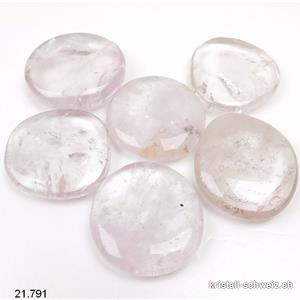 Bergkristall amethysiert 3,5 - 4 cm. L. Sonderangebot