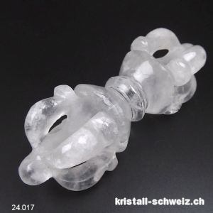 Dorje - Vajra Bergkristall aus Himalaya 12 cm/160 Gramm. RARITÄT