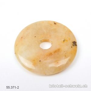 Achat Crazy Lace beige, Donut 4 cm. Einzelstück