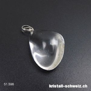 Anhänger Bergkristall 2 - 2,5 cm an 925 Silberöse