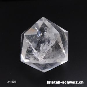 Ikosaeder Bergkristall 4 cm. Unikat 117 Gramm