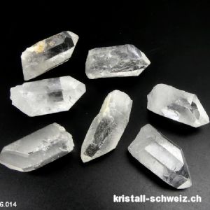 Bergkristall rohe Spitze 3,5 bis 4 cm, 13 - 17 Gramm