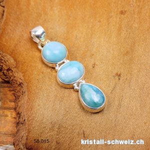 Anhänger Larimar aus 925 Silber. Einzelstück