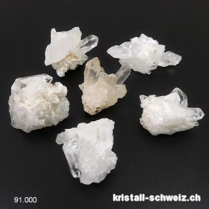 Bergkristall, kleine Gruppe aus Tirol 2,5 - 3 cm. Sonderangebot