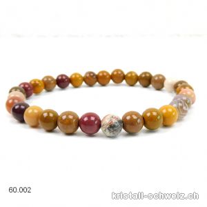 Armband Mookait mix Farben 6-6,5 mm / 18 cm