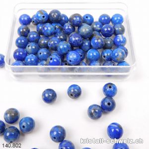 Lapislazuli, Kugel gelocht 6,5 mm