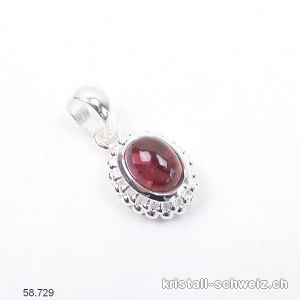 Anhänger Turmalin rosa - Rubelith aus 925 Silber