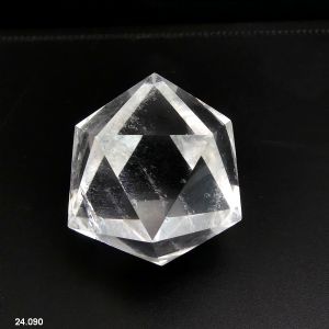 Ikosaeder Bergkristall 4,2 cm. Einzelstück