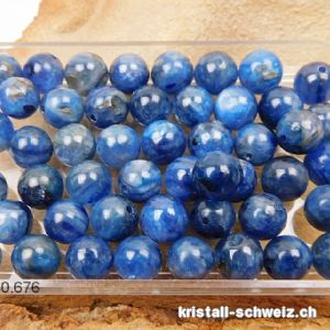 Cyanit - Kyanit - Disthen, Kugel gelocht 6,5 mm. Sonderangebot