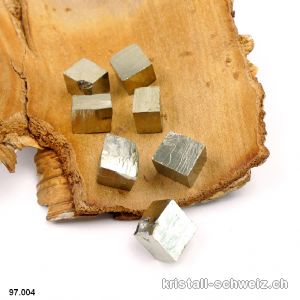 Pyrit Würfel roh aus Spanien 1,2 - 1,5 cm