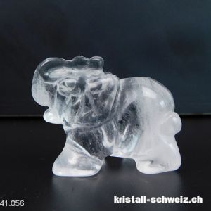 Elefant Glaskristall 3,8 x 3 cm. Sonderangebot