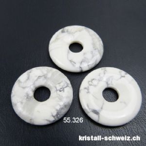 Magnesit - Howlith Donut 3 cm 