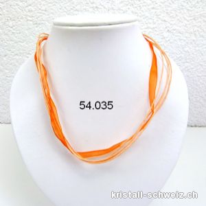 Halskette Organza Orange, einstellbar