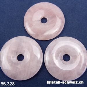 Rosenquarz, Donut 5 cm. SONDERANGEBOT