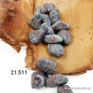 Granat Almandin - Pyroxenit, halbpoliert. Größe M