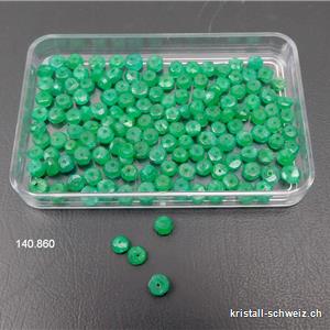 Emerald - Smaragd aus Afghanistan, facettierte Mini-Linse 3 - 3,5 mm