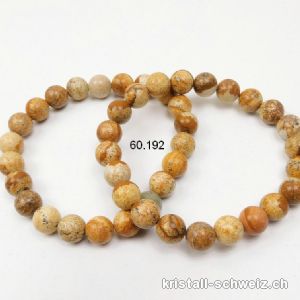 Armband Jaspis Landschaft - Bilder Jaspis 8,5 mm / 18-18,5 cm