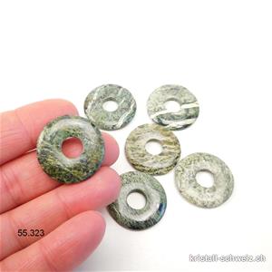 Chrysotil - Silberauge Serpentin Donut 2,3 - 2,5 cm. SONDERANGEBOT