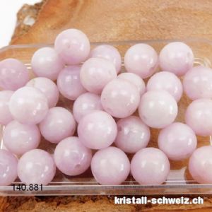 Kunzit, Kugel gelocht 8,5 mm