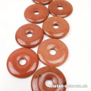 Goldfluss braun Donut 4 cm. SONDERANGEBOT