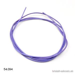 Lederband Violet mittel-lila 1,5 mm / 1 Meter