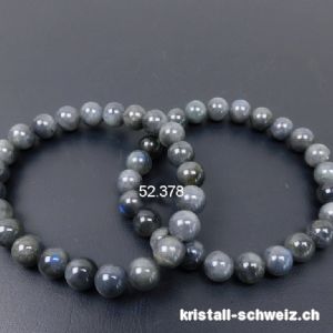 Armband Labradorit dunkel 10 mm / 19 cm